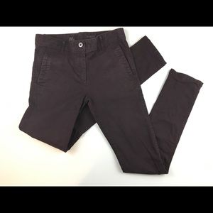 Gap Super Skinny  Khakis Size 0R  Brown L28 -b04